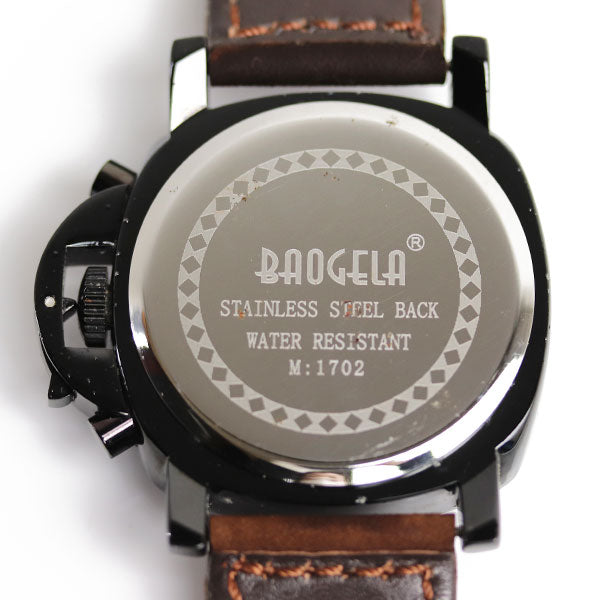 BAOGELA クロノグラフ 腕時計 電池式 M:1702 メンズ【中古】