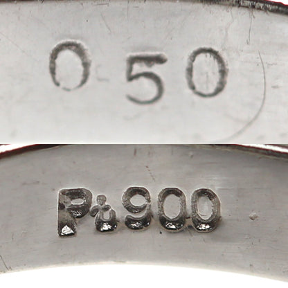 Pt900プラチナ リング・指輪 ダイヤモンド0.5ct 11.5号 5.2g レディース【中古】