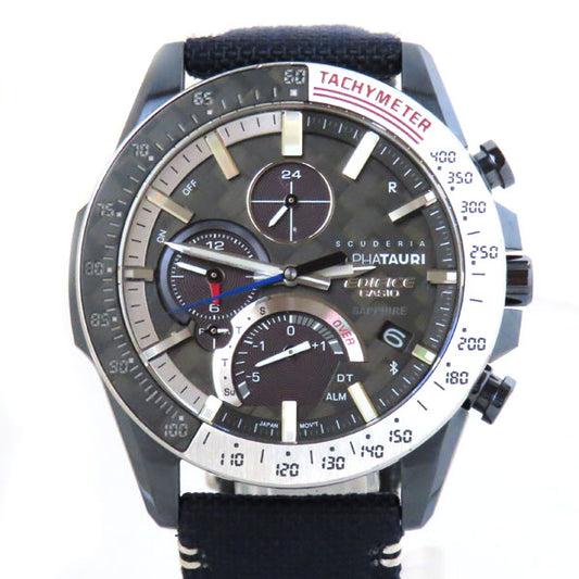 CASIO カシオ Scuderia AlphaTauri Limited Edition  腕時計 ソーラー エディフィス EQB-1000AT-1AJR メンズ【中古】