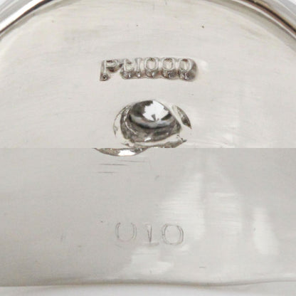 Pt1000プラチナ 印台 リング・指輪 ダイヤモンド0.10ct 18.5号 13.0g メンズ【中古】