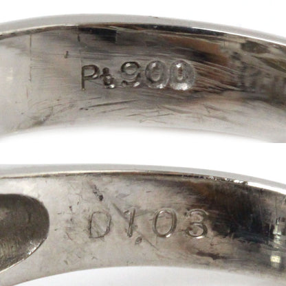 Pt900プラチナ リング・指輪 パール約13.3mm ダイヤモンド1.03ct 15号 16.6g レディース【中古】