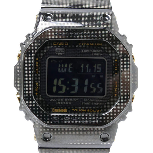 CASIO カシオ G-SHOCK メタル5000シリーズ カモフラージュ 腕時計 ソーラー GMW-B5000TCM-1JR 電波 メンズ【中古】【美品】