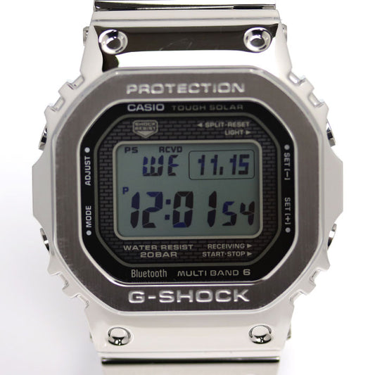 CASIO カシオ G-SHOCK フルメタル 電波 腕時計 ソーラー GMW-B5000D-1JF メンズ【中古】
