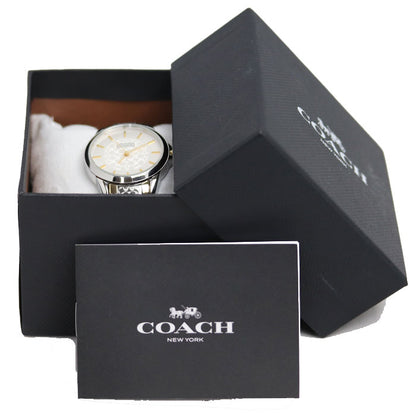 COACH コーチ シグネチャー 腕時計 電池式 CA.13.7.14.0642 レディース【中古】