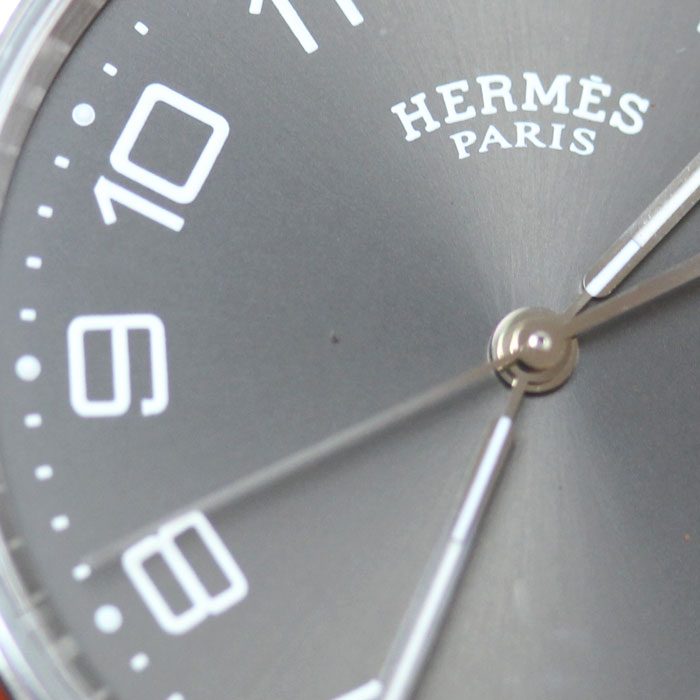 HERMES エルメス クリッパー 腕時計 電池式 CL6.710 メンズ【中古】