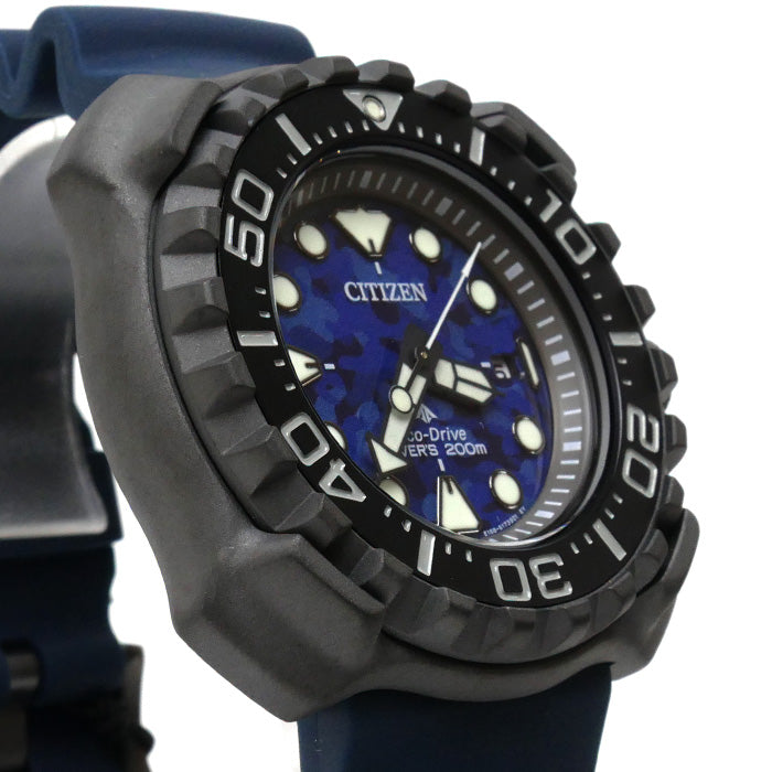 CITIZEN シチズン プロマスター MARINEシリーズ 200m 腕時計 ソーラー BN0227-09L/E168-S126541 メンズ【中古】【美品】