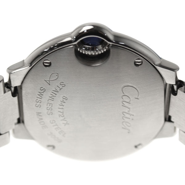 CARTIER カルティエ バロン ブルーSM 腕時計 電池式 W69010Z4 レディース【中古】