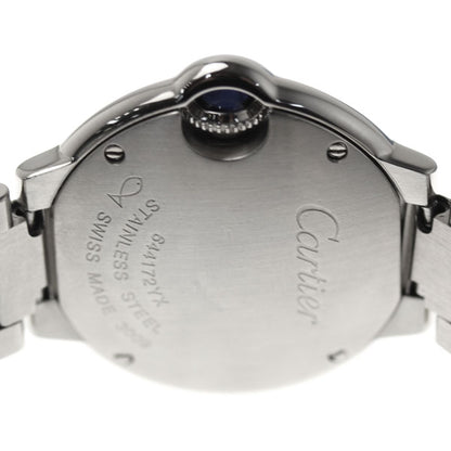 CARTIER カルティエ バロン ブルーSM 腕時計 電池式 W69010Z4 レディース【中古】