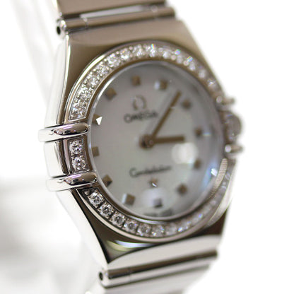 OMEGA オメガ マイチョイス ダイヤベゼル 腕時計 電池式 1465.71 レディース【中古】