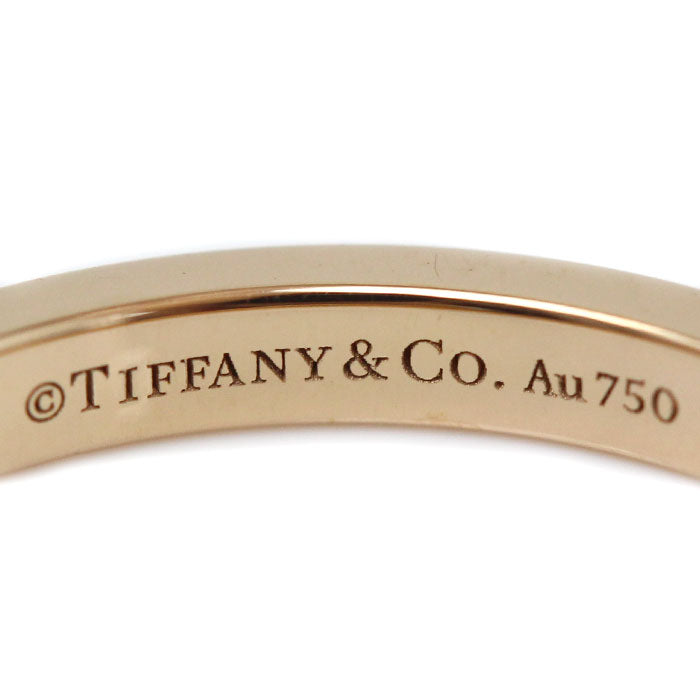 TIFFANY&Co. ティファニー K18PG ピンクゴールド クラシックバンド 3Pダイヤ フォーエバー リング・指輪 61001247 ダイヤモンド 6.5号 2.4g レディース【中古】