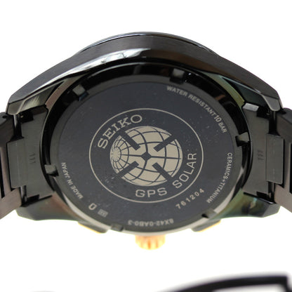 SEIKO セイコー ASTRON GPS衛星電波 腕時計 ソーラー SBXB141/8X42-0AB0-3 メンズ【中古】
