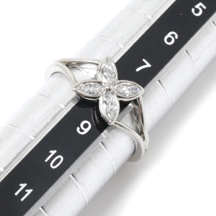 TIFFANY&Co. ティファニー Pt950プラチナ ビクトリア リング・指輪 ダイヤモンド 8号 2.5g レディース【中古】