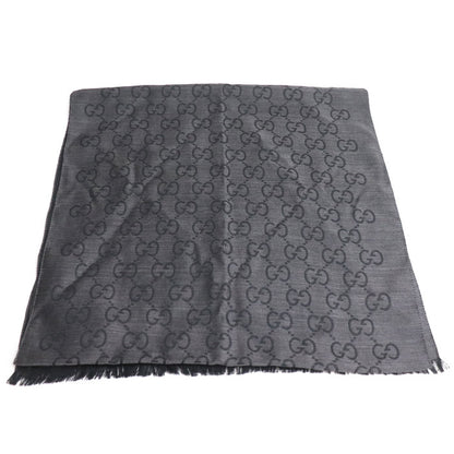 GUCCI グッチ ストール チャコールグレー 165904 3G646 1100 マフラー ユニセックス【中古】【極美品】