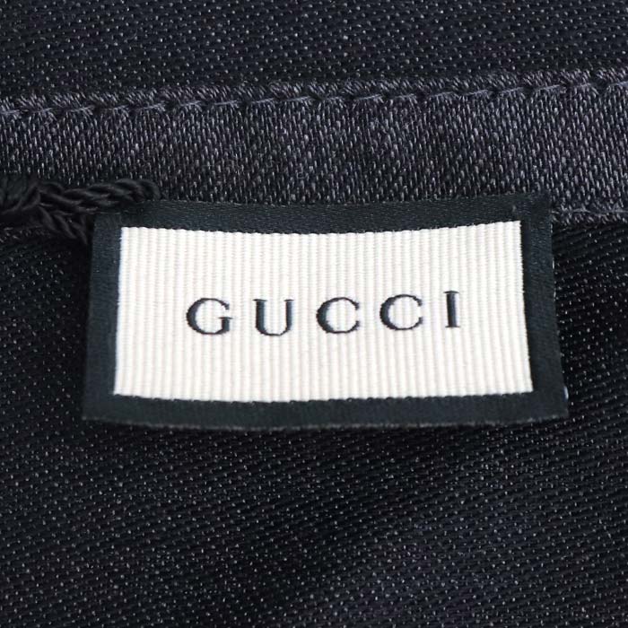 GUCCI グッチ ストール チャコールグレー 165904 3G646 1100 マフラー ユニセックス【中古】【極美品】