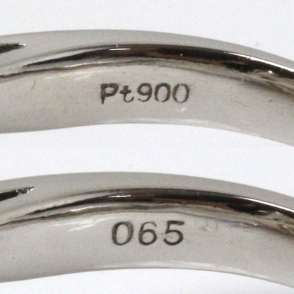 Pt900プラチナ リング・指輪 パール約13.0mm ダイヤモンド0.65ct 8号 9.1g レディース【中古】