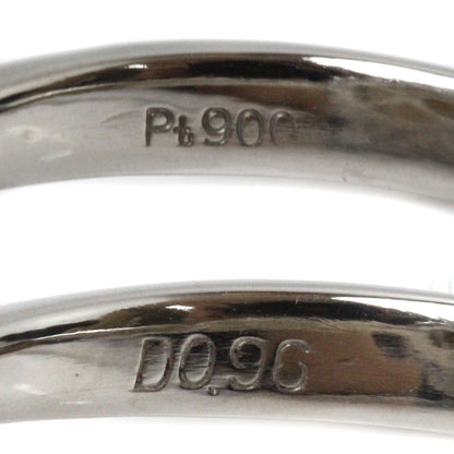 Pt900プラチナ リング・指輪 パール約13.2mm ダイヤモンド0.96ct 13号 14.8g レディース【中古】【美品】